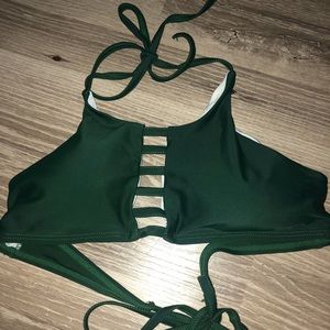 Army Green Bikini Top